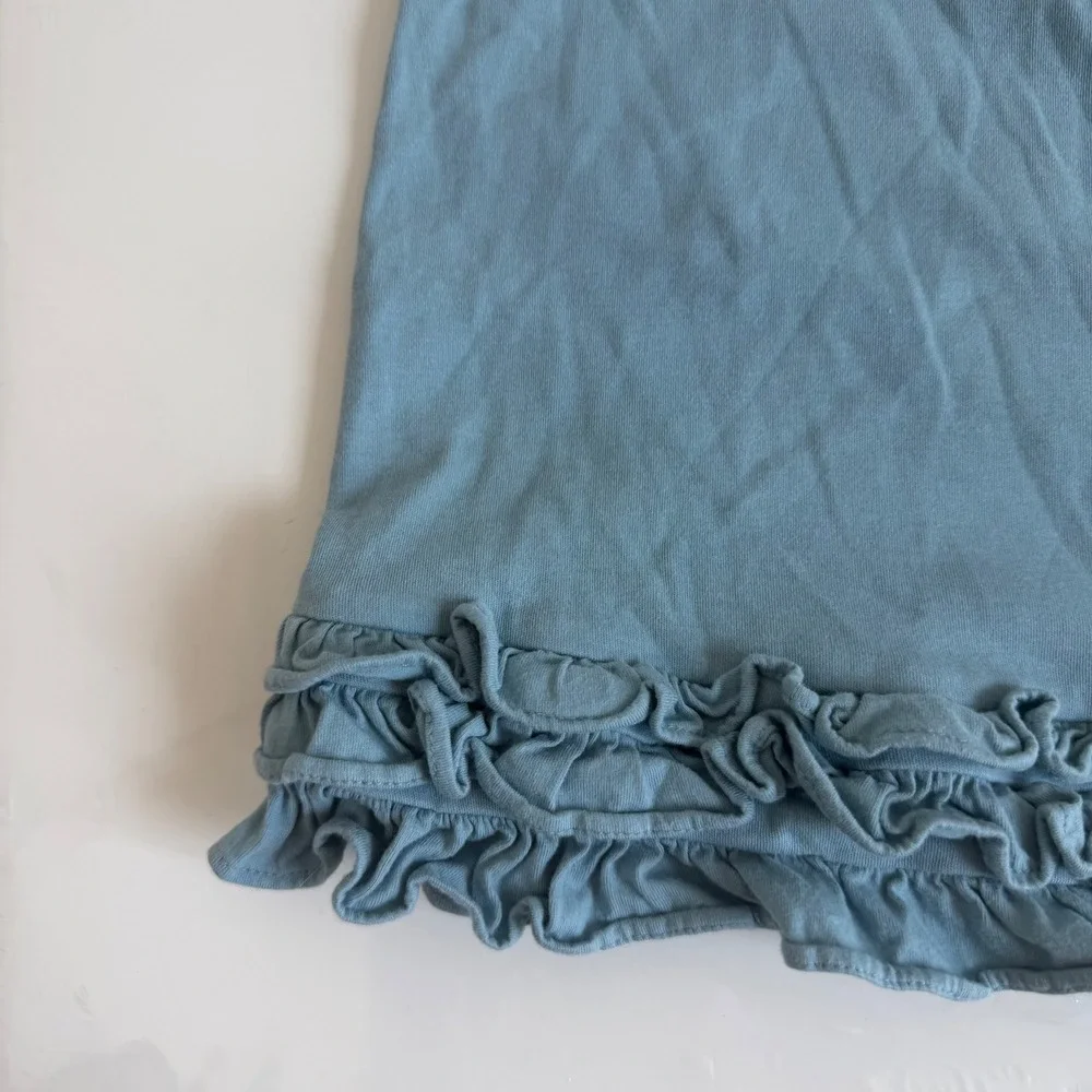 Ralph Lauren Baby Girl Ruffle Polo Dress in Blue Size 24 Months